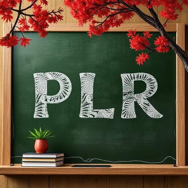 Flowchart of steps to create a PLR course fast